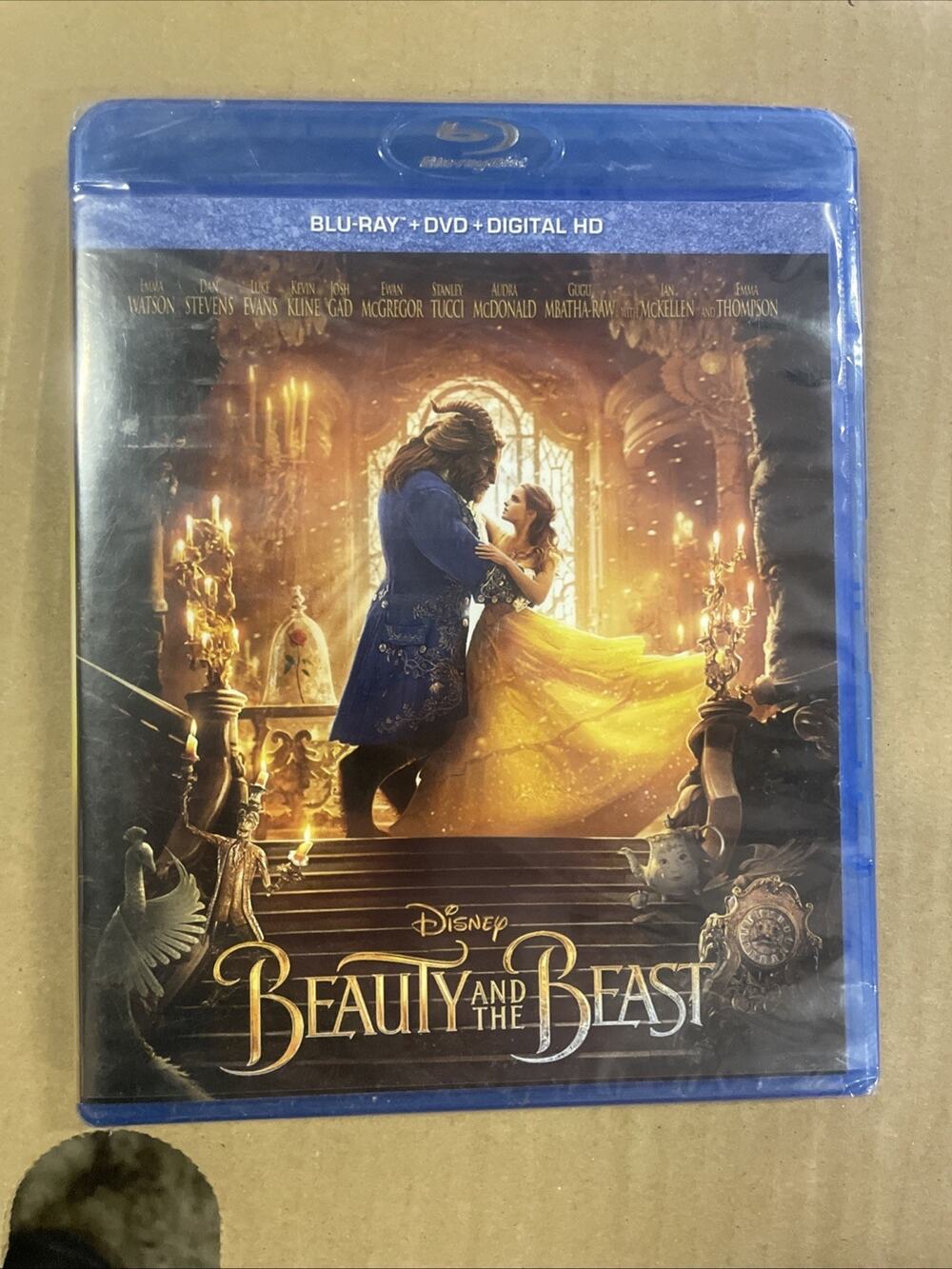 Beauty and the Beast (Blu-ray, 2017) + DVD Brand New Emma Watson Disney